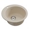 Мойкa ML-GM13 КОМФОРТ круглая, бежевая (328), 495мм (глуб. чаши 200) 551893