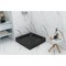 Поддон квадрат  0,8*0,8*0,06 "Universal N"акрил d 90 (каркас+экран) выс.16 см BLACK 552606