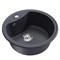 Мойкa ML-GM09 КОМФОРТ круглая, антрацит (343), 510 мм (глуб. чаши 190) 551804