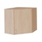 Шкаф навесной кухонный угловой венге светлое 534379