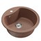 Мойкa ML-GM09 КОМФОРТ круглая, терракотовая (307), 510 мм (глуб. чаши 190) 551794