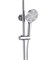 Душевая система 35к ПРОФСАН ПСМ-800-87CH клавиш. упр. лейка "Тропич. душ круг" + гигиен. лейка ХРОМ 553042