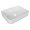 Раковина накладная на столешницу WAVE Quadro 500*390*140 ш*г*в без перелива,белый,прямоуг 552548