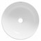 Раковина накладная на столешницу WAVE Round 405*405*140 ш*г*в без перелива,белый,круг 552545
