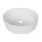 Раковина накладная на столешницу WAVE Solo 400*400*125 ш*г*в без перелива,белый,круг 552552