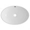 Раковина накладная на столешницу WAVE Star 590*390*195 ш*г*в с переливом,белый,овал 552547