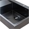 Мойка настол.монтаж 78х50 (3,0) прав. вып 3 1/2  MIXLINE PRO С ФАСКОЙ 20см с сифоном (черный графит) 552923