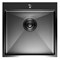 Мойка настол.монтаж 50х50 (3,0) вып 3 1/2  MIXLINE PRO С ФАСКОЙ 20см с сиф (черн. графит НАНО декор) 552931