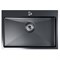 Мойка настол.монтаж 65х45 (3,0) вып 3 1/2  MIXLINE PRO 22см с сифоном (черный графит НАНО декор) 552937