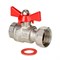 Кран шаровой с накидной гайкой 3/4"x1/2" вн.-вн.бабочка  VALTEC VT.241 545592
