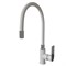 Смеситель для кухни 35к MIXLINE ML33-098 "City White" гибкий излив, б/отв, боковая ручка БЕЛЫЙ/ХРОМ 553228