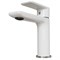 Смеситель для раковины 35k MIXLINE ML33-04 "City White" БЕЛЫЙ/ХРОМ 553198