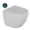 Унитаз подвесной безободковый WAVE SUNSET Tornado3.0, сид. дюропласт, м/л, быстр, БЕЛЫЙ глянец (L) 553608
