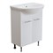 Тумба д/ванной "АлАн-60" белый 2 створки  под раковину Уют-60 (Rosa) (ЛДСП) 554983
