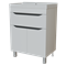 Тумба д/ванной "Лайн-60" 1 ящик под раковину Фостер 60 (Kirovit)/Fest-60 (Sanita Lux) (ПВХ) 555462