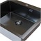 Мойка настол.монтаж 60х50 (3,0) вып 3 1/2  MIXLINE PRO с ФАСКОЙ 22см с сифоном (черный графит) 555134