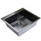 Мойка настол.монтаж 60х50 (3,0) вып 3 1/2  MIXLINE PRO с ФАСКОЙ 22см с сифоном (черный графит) 555134