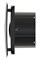 Вентилятор вытяжной  D120 WAVE Black classic ERA 555814