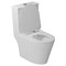 Унитаз-моноблок безободковый WAVE KORAL  Tornado1.0 гор,ниж,2-кн.арм,сид.дюро,м/л,быстр,БЕЛЫЙ глян 555170