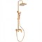Душевая система 35к HB24553-5 HAIBA лейка "Тропический душ" золотой 556748