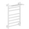 Полотенцесушитель MIXLINE FORTUNE  80х50 (таймер, 560 Вт, 7 перекладин + ПОЛКА) электрический БЕЛЫЙ 556429
