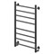 Полотенцесушитель MIXLINE VEGA  80х50 (таймер, 318 Вт, 8 перекладин) электрический ЧЕРНЫЙ 556424