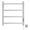 Полотенцесушитель MIXLINE CAPELLA  60х50 (таймер, 251Вт, 3 перекладины + ПОЛКА) электрический БЕЛЫЙ 556345