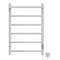 Полотенцесушитель MIXLINE CAPELLA  80х50 (таймер, 336Вт, 5 перекладин + ПОЛКА) электрический БЕЛЫЙ 556352