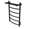 Полотенцесушитель MIXLINE CAPELLA  80х50 (таймер, 336Вт, 5 перекладин + ПОЛКА) электрический ЧЕРНЫЙ 556353