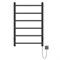 Полотенцесушитель MIXLINE VEGA  80х50 (таймер, 289 Вт, 6 перекладин) электрический ЧЕРНЫЙ 556349
