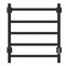 Полотенцесушитель MIXLINE TRIUMPH  60х50 (таймер, 302 Вт, 5 перекладин) электрический ЧЕРНЫЙ 556375