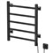 Полотенцесушитель MIXLINE TRIUMPH  60х50 (таймер, 302 Вт, 5 перекладин) электрический ЧЕРНЫЙ 556375