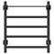 Полотенцесушитель MIXLINE TRIUMPH  60х50 (таймер, 367Вт, 4 перекладины + ПОЛКА) электрический ЧЕРНЫЙ 556376