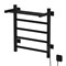 Полотенцесушитель MIXLINE TRIUMPH  60х50 (таймер, 367Вт, 4 перекладины + ПОЛКА) электрический ЧЕРНЫЙ 556376
