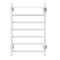 Полотенцесушитель MIXLINE TRIUMPH  80х50 (таймер, 481Вт, 6 перекладин + ПОЛКА) электрический БЕЛЫЙ 556383
