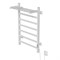 Полотенцесушитель MIXLINE TRIUMPH  80х50 (таймер, 481Вт, 6 перекладин + ПОЛКА) электрический БЕЛЫЙ 556383