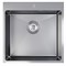 Мойка настол.монтаж 50х50 (2,0) вып 3 1/2  MIXLINE PRO 20см с сифоном (сатин НАНО декор) 556577