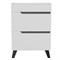 Тумба д/ванной "ОРИОН-60" 2 ящика белый/графит под рак."ЛАЙН 60" мебельный (MIXLINE) (ПВХ) 557278