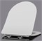 Сиденье для унитаза  WAVE ALPINA дюропласт, микролифт, БЕЛЫЙ глянец 557060
