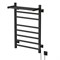 Полотенцесушитель MIXLINE FORTUNE  80х50 (таймер, 560 Вт, 7 перекладин + ПОЛКА) электрический ГРАФИТ 557657