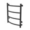 Полотенцесушитель MIXLINE CAPELLA  60х50 (таймер, 201 Вт, 4 перекладины) электрический ГРАФИТ 557646