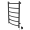 Полотенцесушитель MIXLINE CAPELLA  80х50 (таймер, 253 Вт, 6 перекладин) электрический ГРАФИТ 557647