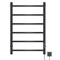 Полотенцесушитель MIXLINE CAPELLA  80х50 (таймер, 253 Вт, 6 перекладин) электрический ГРАФИТ 557647