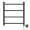 Полотенцесушитель MIXLINE VEGA  60х50 (таймер, 201 Вт, 4 перекладины) электрический ГРАФИТ 557652