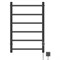 Полотенцесушитель MIXLINE VEGA  80х50 (таймер, 289 Вт, 6 перекладин) электрический ГРАФИТ 557653