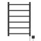 Полотенцесушитель MIXLINE VEGA  80х50 (таймер, 318Вт, 5 перекладин + ПОЛКА) электрический ГРАФИТ 557654