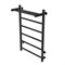 Полотенцесушитель MIXLINE VEGA  80х50 (таймер, 318Вт, 5 перекладин + ПОЛКА) электрический ГРАФИТ 557654