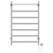Полотенцесушитель MIXLINE FAVORITE  80х50 (таймер,481 Вт, 6 перекл+ПОЛКА) электрический МАТОВЫЙ ХРОМ 557210