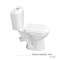 Унитаз-компакт "Нео" МС Инкоэр (ниж.подв.,кос. выпуск,сид.полип.2кн.арм.) КЕРАМИН 556103