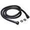 Шланг душевой 150 см имп/кон, EPDM, нерж.сталь ЧЕРНЫЙ МАТОВЫЙ  MIXLINE MIX-2-150 (коробка) 557319
